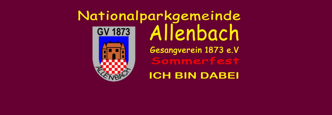 Sommerfest Gesangverein 2017